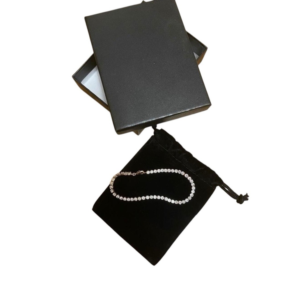 Macy’s Rose Gold CZ Cubic Zirconia Tennis Bracelet